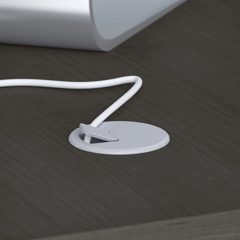 Scrivania Echo con fronte ricurvo da 60W