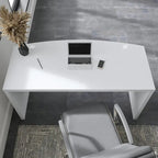 Scrivania Echo con fronte ricurvo da 60W
