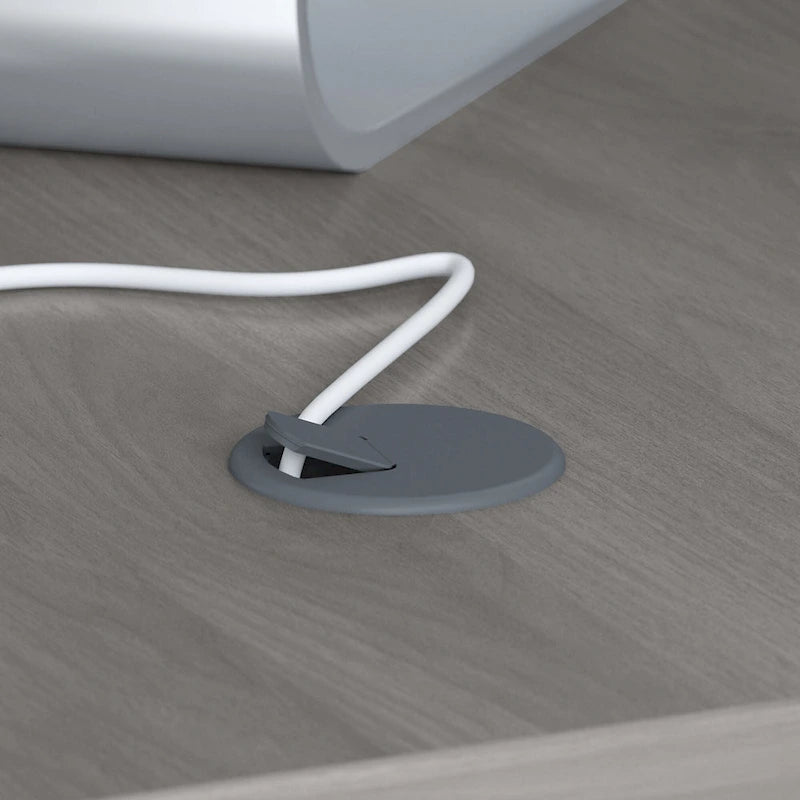 Scrivania Echo con fronte ricurvo da 60W