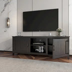 Mobile TV industriale con 2 armadietti e 4 ripiani per salotti, camere da letto e sale giochi
