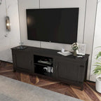 Mobile TV industriale con 2 armadietti e 4 ripiani per salotti, camere da letto e sale giochi
