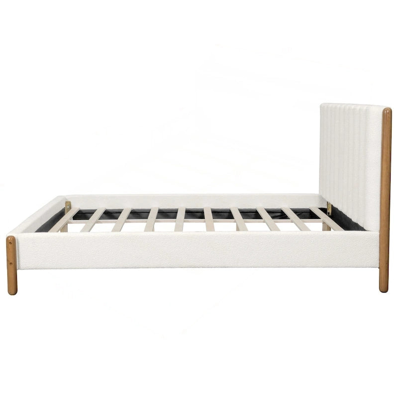 Lussuoso giroletto imbottito con robuste gambe in legno