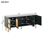 Mobile porta TV/consolle con mobiletto contenitore in legno e rattan, stile rustico bohémien - 16,90 x 64,90 x 28,30