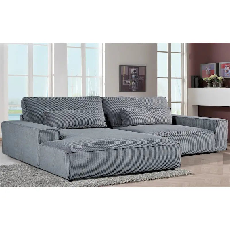 Divano sezionale oversize con chaise longue frontale da 105,52 pollici