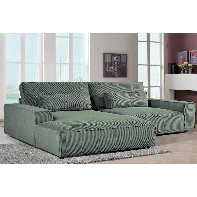 Divano sezionale oversize con chaise longue frontale da 105,52 pollici