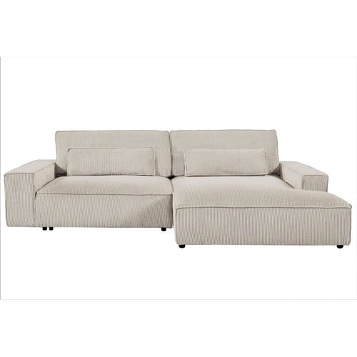 Divano sezionale oversize con chaise longue frontale da 105,52 pollici