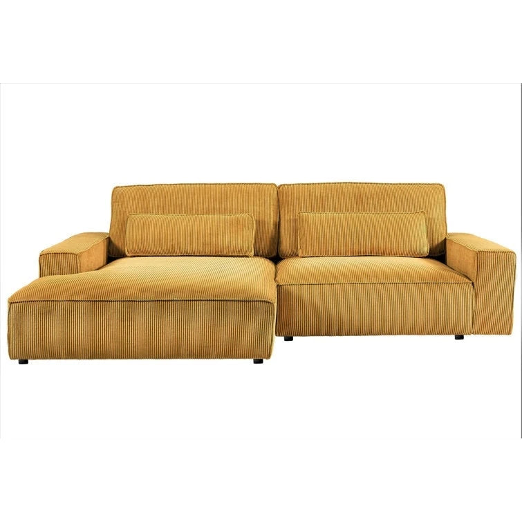 Divano sezionale oversize con chaise longue frontale da 105,52 pollici