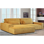 Divano sezionale oversize con chaise longue frontale da 105,52 pollici