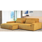 Divano sezionale oversize con chaise longue frontale da 105,52 pollici