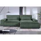 Divano sezionale oversize con chaise longue frontale da 105,52 pollici