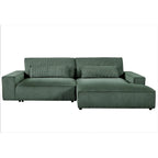 Divano sezionale oversize con chaise longue frontale da 105,52 pollici