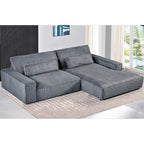 Divano sezionale oversize con chaise longue frontale da 105,52 pollici