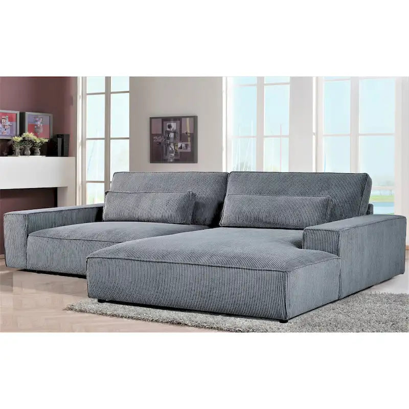Divano sezionale oversize con chaise longue frontale da 105,52 pollici