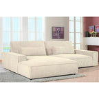 Divano sezionale oversize con chaise longue frontale da 105,52 pollici