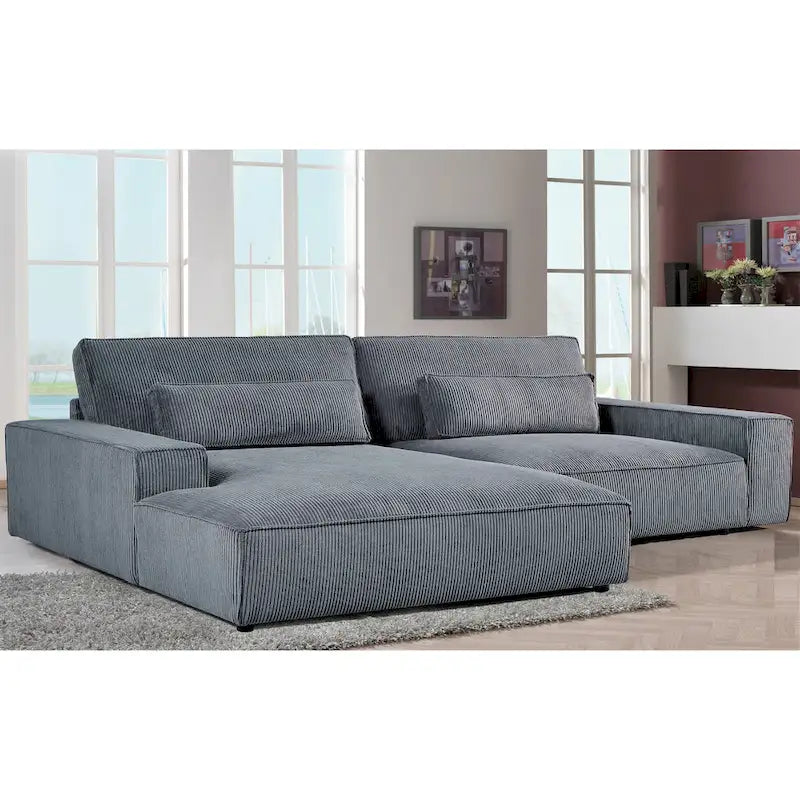 Divano sezionale oversize con chaise longue frontale da 105,52 pollici
