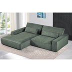 Divano sezionale oversize con chaise longue frontale da 105,52 pollici