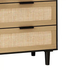 Cassettiera in rattan a 6 cassetti Cassetto in rattan