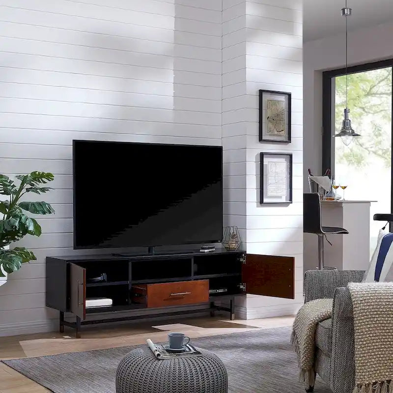 Mobile TV Belize Mid-century Modern per TV fino a 61 pollici