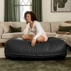 Pouf Atrium Collection Lino - Pouf e Chaise Longue Grandi - Ecopelle