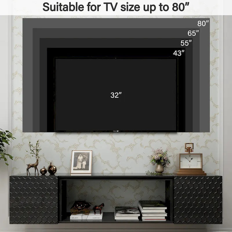 Mobile TV sospeso da 67 pollici fino a 80 pollici