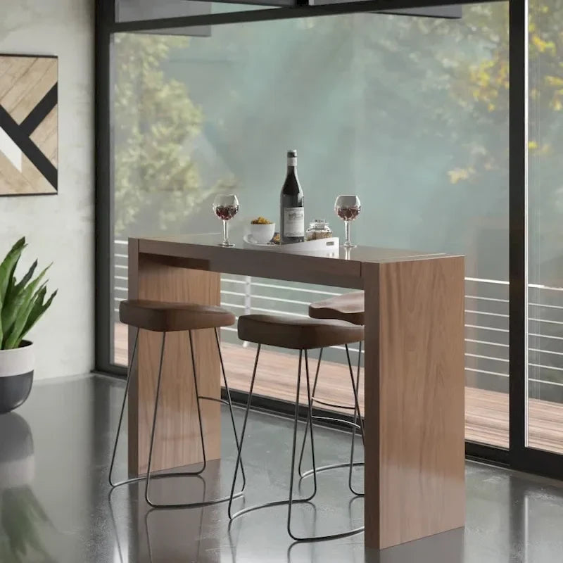 Tavolo da bar da pranzo in legno laccato MDF