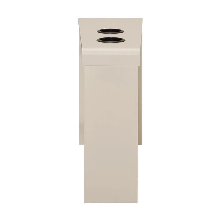 Tavolino stretto con stazione di ricarica - Comodino con contenitore, 2 prese di corrente e 2 porte USB