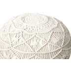 Pouf Ottomano in Macramè Naturale Sevita Mystic
