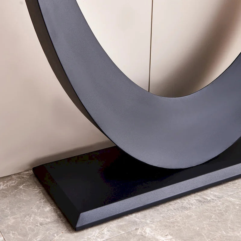 Consolle moderna, Design dalla forma squisita, Struttura in metallo con piedini regolabili per l'ingresso