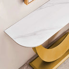 Consolle moderna, Design dalla forma squisita, Struttura in metallo con piedini regolabili per l'ingresso