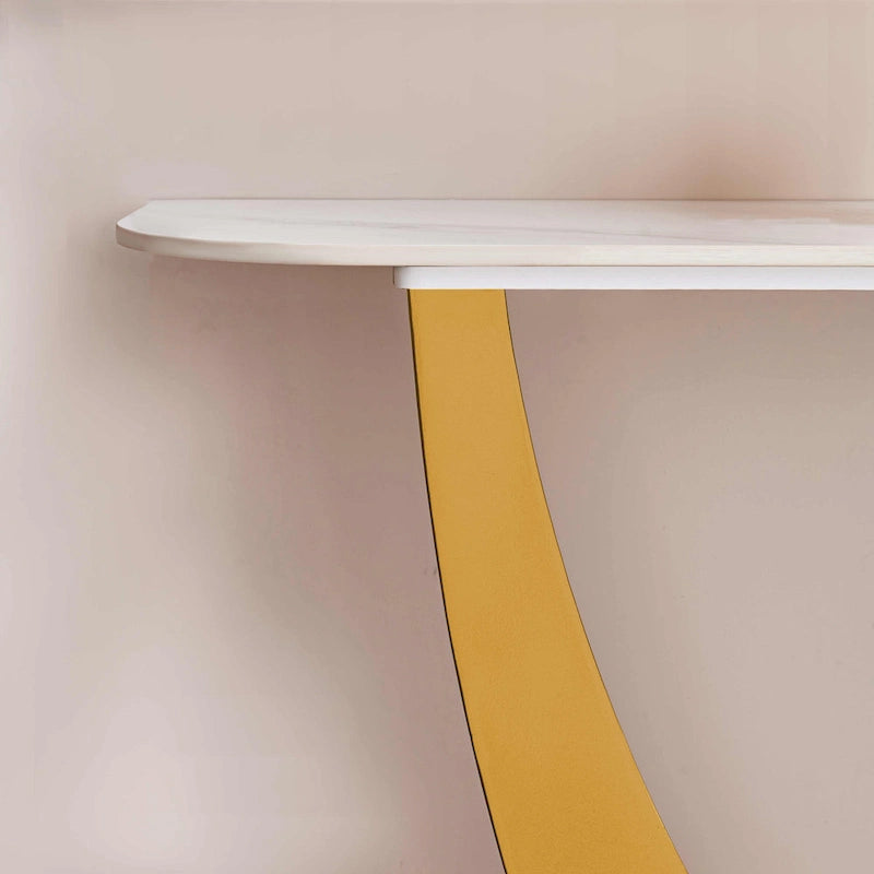Consolle moderna, Design dalla forma squisita, Struttura in metallo con piedini regolabili per l'ingresso