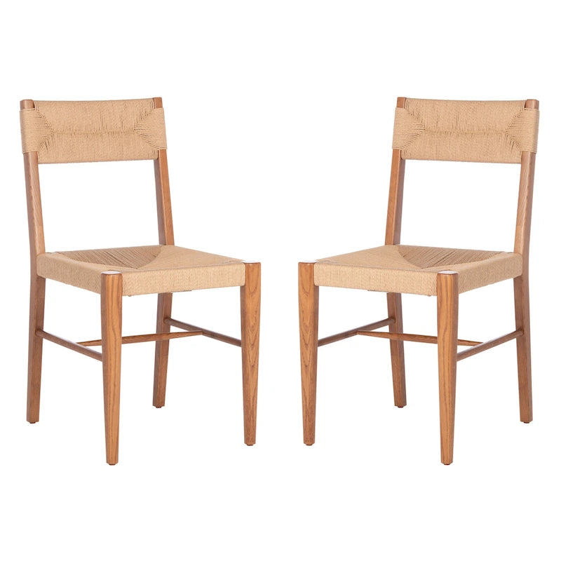 Sedia da pranzo Shazia in rattan - 16,3 L x 21,3 P x 34 A - 16Lx21Px34A