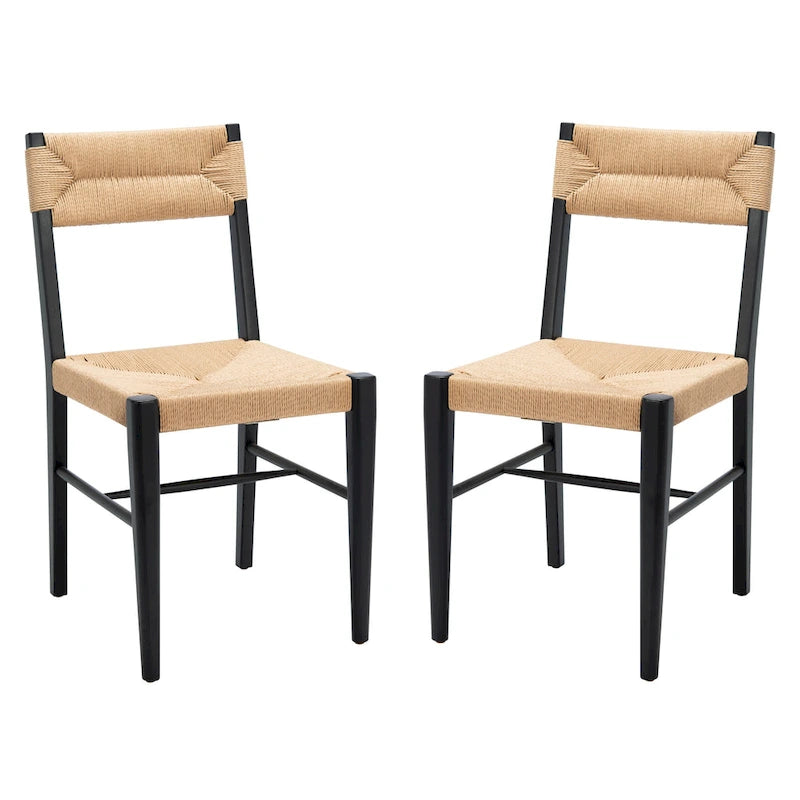 Sedia da pranzo Shazia in rattan - 16,3 L x 21,3 P x 34 A - 16Lx21Px34A