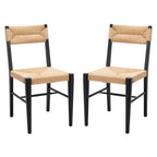 Sedia da pranzo Shazia in rattan - 16,3 L x 21,3 P x 34 A - 16Lx21Px34A