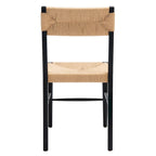 Sedia da pranzo Shazia in rattan - 16,3 L x 21,3 P x 34 A - 16Lx21Px34A