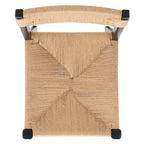 Sedia da pranzo Shazia in rattan - 16,3 L x 21,3 P x 34 A - 16Lx21Px34A