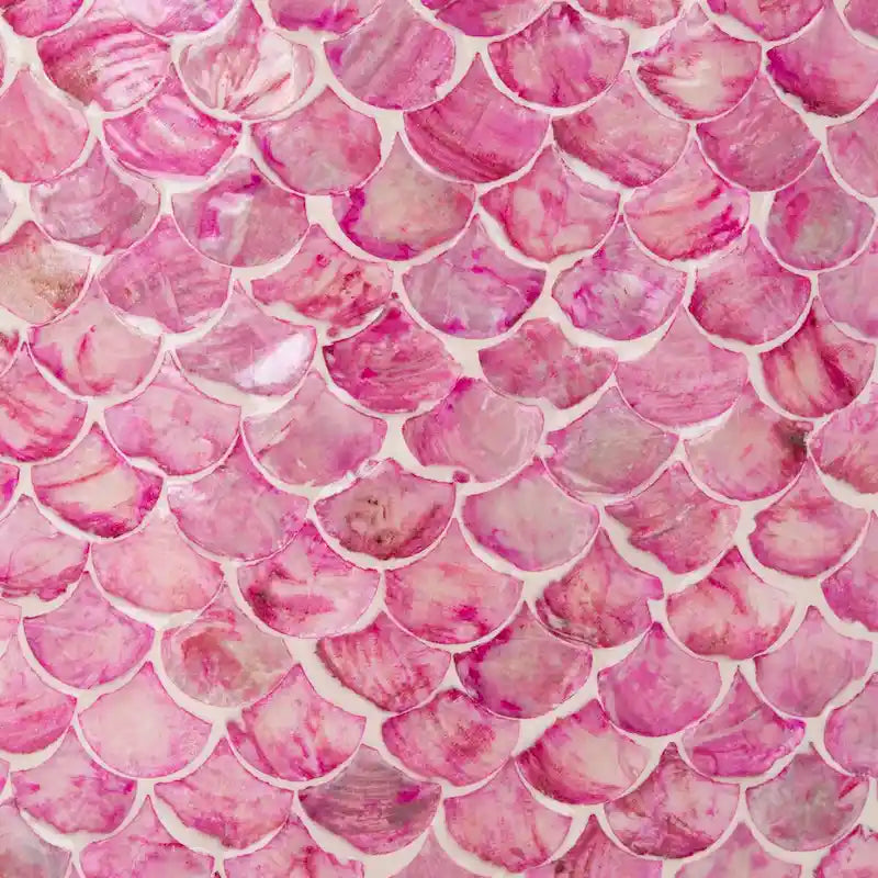 Tavolino d'appoggio rotondo Rilla rosa scuro - 13,8 L x 13,8 P x 19,7 A - 14Lx14Px20A