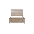 Piattaforma letto Donald Gray Modern Sleigh con contenitore