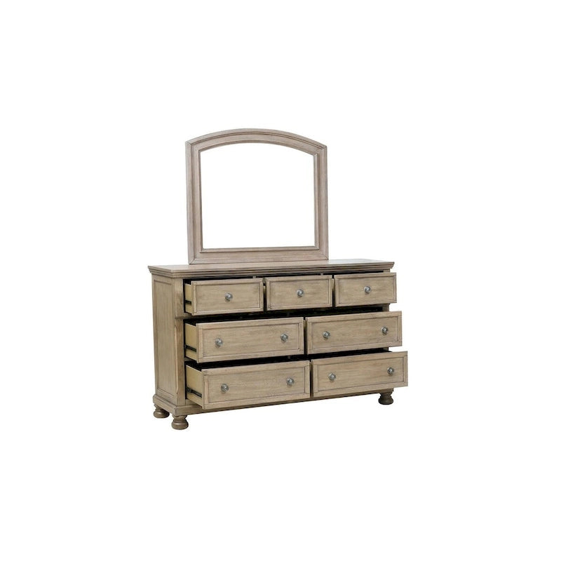Piattaforma letto Donald Gray Modern Sleigh con contenitore