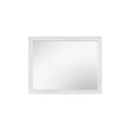 Letto a piattaforma imbottito in ecopelle moderna con contenitore Beatrice White