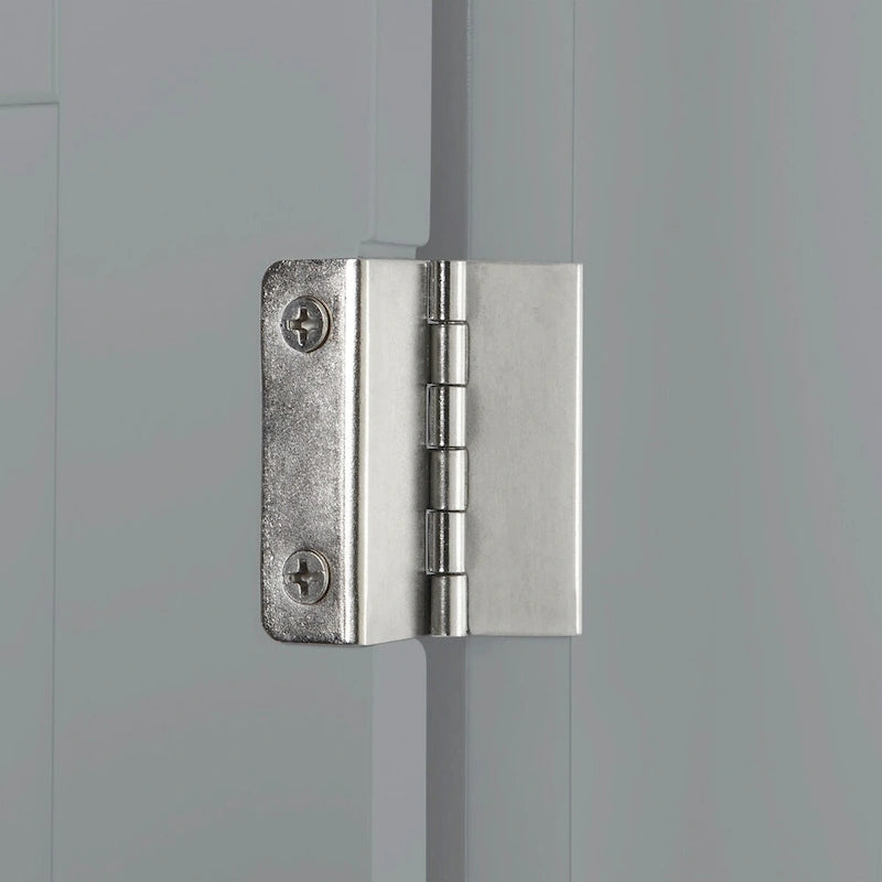 Mobiletto due ante Somerset per bagno e lavanderia con cassetto e ripiano regolabile - Grigio - N/A