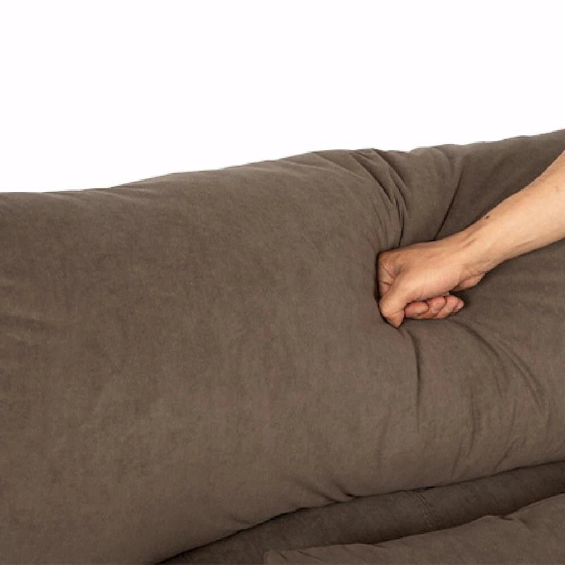 Divano reclinabile manuale oversize per soggiorno